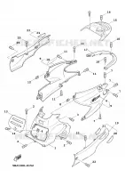 COUVERCLE LATERAL pour Yamaha CYGNUS 2000