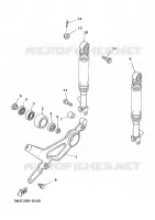 BRAS OSCILLANT / AMORTISSEUR pour Yamaha CYGNUS 2000
