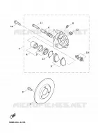 ETRIER DE FREIN AVANT pour Yamaha CYGNUS 2000
