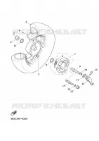 ROUE ARRIERE pour Yamaha CYGNUS 2000