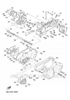 CARTER MOTEUR pour Yamaha CYGNUS 2000