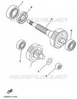 TRANSMISSION pour Yamaha XC 1997