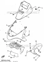 GARDE BOUE AVANT pour Yamaha XC 1997