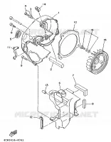 TURBINE / CARTERS DE REFROIDISSEMENT pour Yamaha XC 1997