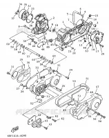 CARTER MOTEUR pour Yamaha XC 1997