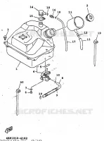 RESERVOIR A ESSENCE pour Yamaha XC 1997