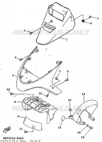 GARDE BOUE AVANT pour Yamaha XC 1997