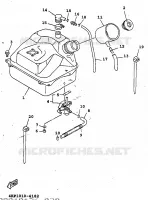 RESERVOIR A ESSENCE pour Yamaha XC 1997
