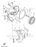 TURBINE / CARTERS DE REFROIDISSEMENT pour Yamaha XC 1997