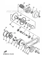 EMBRAYAGE DE DEMARREUR pour Yamaha XC 1997