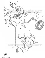 TURBINE / CARTERS DE REFROIDISSEMENT pour Yamaha XC 1997