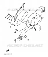 ECHAPPEMENT pour Yamaha XC 1997