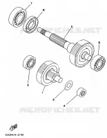 TRANSMISSION pour Yamaha XC 1997