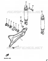 BRAS OSCILLANT / AMORTISSEUR pour Yamaha XC 1997