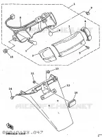 FEU ARRIERE pour Yamaha XC 1997