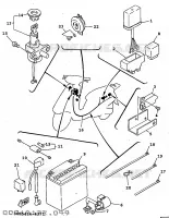PARTIE ELECTRIQUE 1 pour Yamaha XC 1997