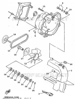 TURBINE / CARTERS DE REFROIDISSEMENT pour Yamaha XC 1997