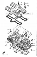 CULASSE pour Yamaha XJ 1986