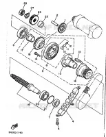 EMBRAYAGE DE DEMARREUR pour Yamaha XJ 1986