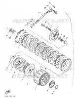 EMBRAYAGE DE DEMARREUR pour Yamaha XJ 1986