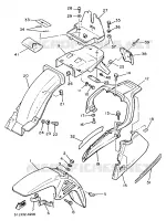 GARDE BOUE pour Yamaha XJ 1986