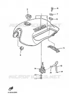 RESERVOIR A ESSENCE pour Yamaha XJ 1986