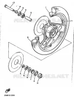 ROUE AVANT pour Yamaha XJ 1986