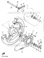 ROUE ARRIERE pour Yamaha XJ 1986