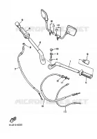 GUIDON ET CABLES pour Yamaha XJ 1986