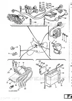 PARTIE ELECTRIQUE 1 pour Yamaha XJ 1986