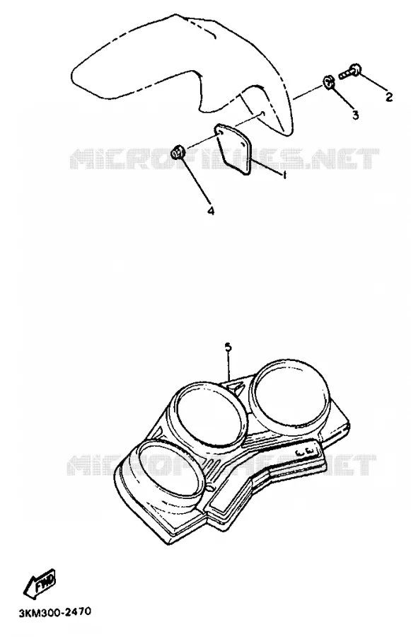 PIÈCES OPTIONNELLES Yamaha MOTO 600 1991 XJ  XJ600