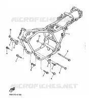 CADRE pour Yamaha XJ 1986