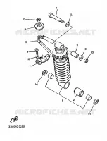AMORTISSEUR ARRIERE pour Yamaha XJ 1986