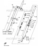 FOURCHE pour Yamaha XJ 1986