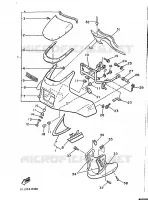 CARENAGES 1  pour Yamaha XJ 1986