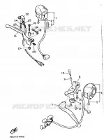 COMMODO / LEVIER pour Yamaha XJ 1986