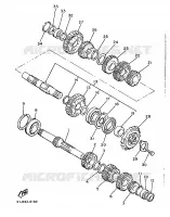 TRANSMISSION pour Yamaha XJ 1986