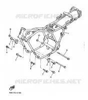 CADRE pour Yamaha XJ 1986