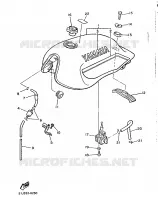 RESERVOIR A ESSENCE pour Yamaha XJ 1986