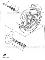 ROUE AVANT pour Yamaha XJ 1986