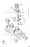 VILEBREQUIN / PISTON pour Yamaha XJ 1986