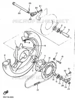 ROUE ARRIERE pour Yamaha XJ 1986