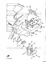CARENAGES 1  pour Yamaha XJ 1986