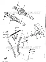 ARBRE A CAMES / CHAINE DE DISTRIBUTION pour Yamaha XJ 1986