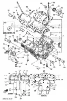 CARTER MOTEUR pour Yamaha XJN 1995