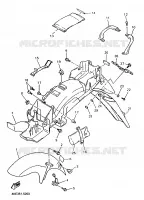 GARDE BOUE pour Yamaha XJN 1995
