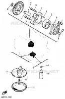 POMPE A HUILE pour Yamaha XJN 1995