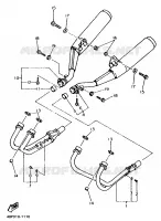 ECHAPPEMENT pour Yamaha XJN 1996