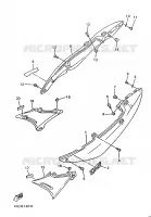 COUVERCLE LATERAL pour Yamaha XJN 1996