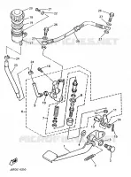 MAITRE CYLINDRE DE FREIN ARRIERE pour Yamaha XJN 1996